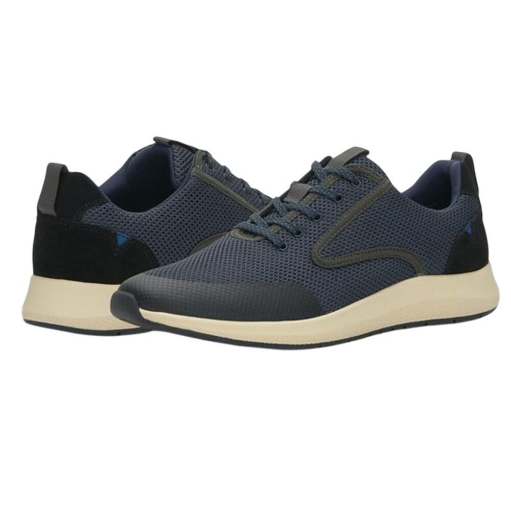 Vince Camuto Mens Emmitt Mesh Sneaker Size 9.5 M Blue Lace-Up Closure NIB